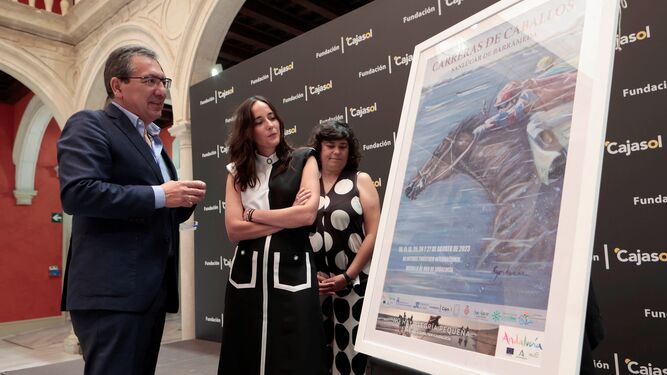 Presentación del cartel de las carreras de caballos en Sanlúcar de Barrameda