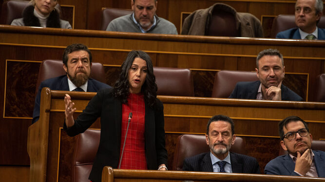Inés Arrimadas, única portavoz andaluza en la anterior legislatura.