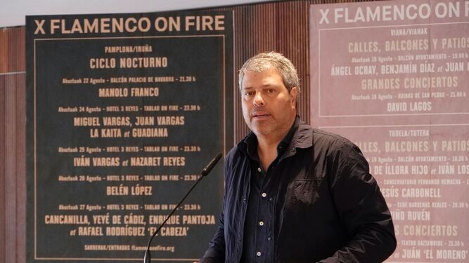 Arturo Fernández, director del Flamenco On Fire