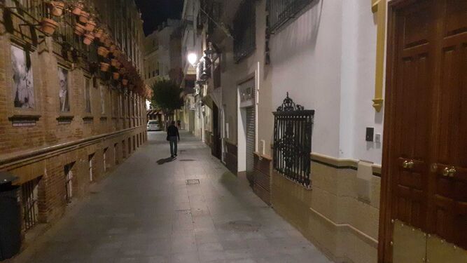 Calle Arfe de noche