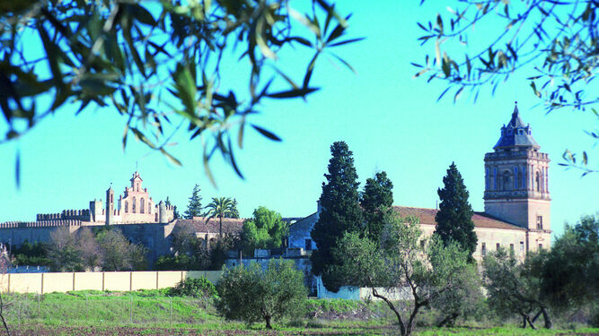 Vista del monasterio de San Isidoro del Campo.