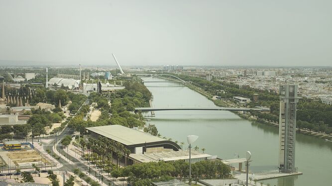 Vista panorámica de Sevilla.
