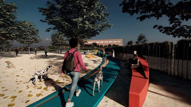 Carmona saca a concurso las obras para construir un parque canino junto a la 'Ciudad de los Niños'