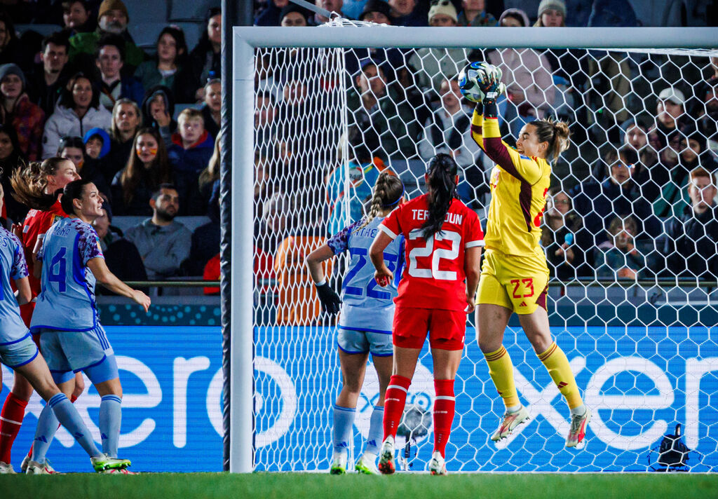 Las fotos de la goleada de Espa&ntilde;a a Suiza en el Mundial femenino