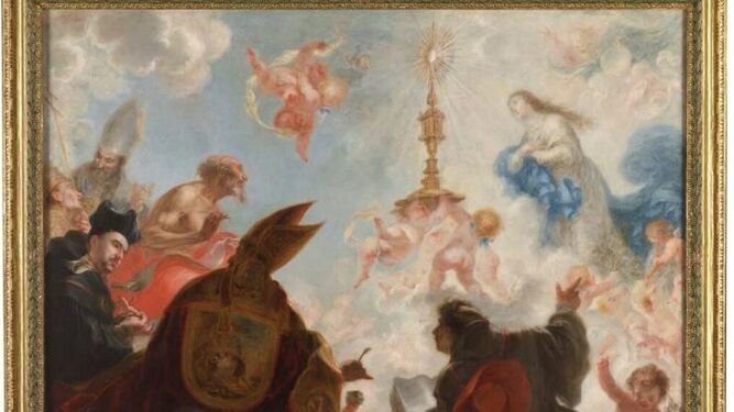 "El Triunfo del Sacramento de la Eucaristía" regresa a la Catedral de Sevilla tras su restauración por el Prado.