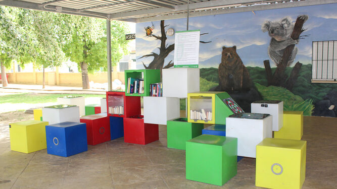 Eco biblioteca en el parque Concejala Dolores Camino de Gines