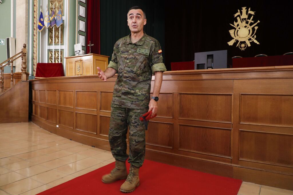 El director general de la Academia General Militar, Manuel P&eacute;rez L&oacute;pez.