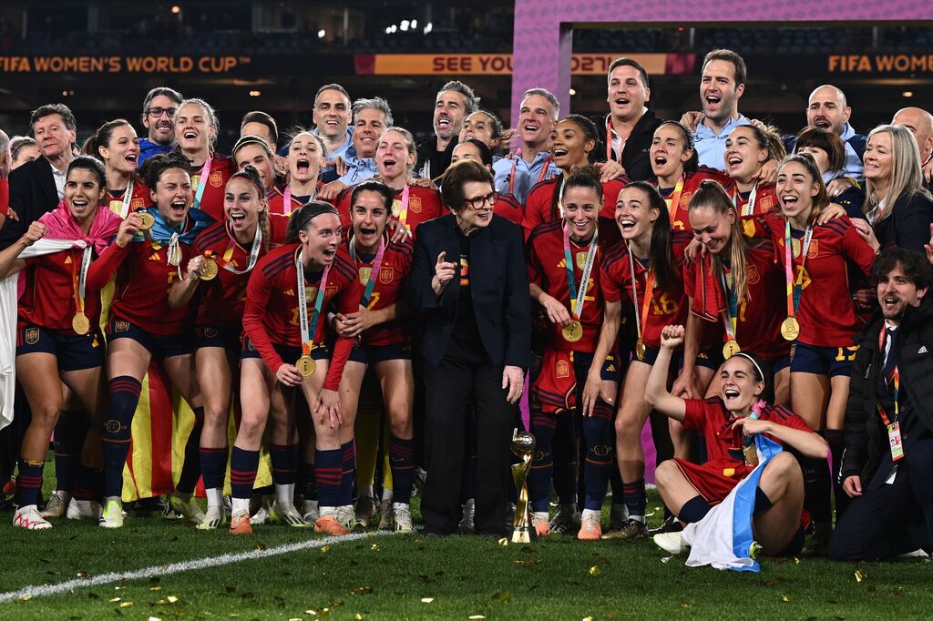 Fotos de la final femenina del Mundial entre Espa&ntilde;a e Inglaterra