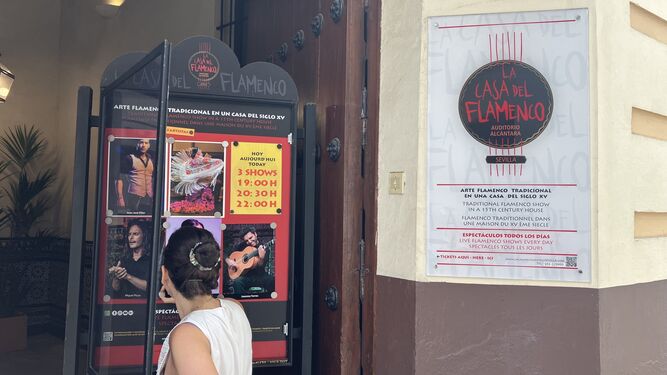 La Casa del Flamenco está en la calle Ximénez Enciso, en el barrio de Santa Cruz.