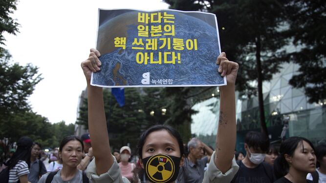 Protestas en Seúl por el vertido