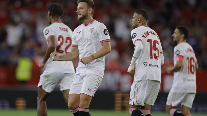 Imagen del último partido de Liga del Sevilla, contra el Girona.