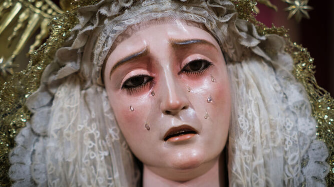 El rostro de la Virgen del Subterráneo