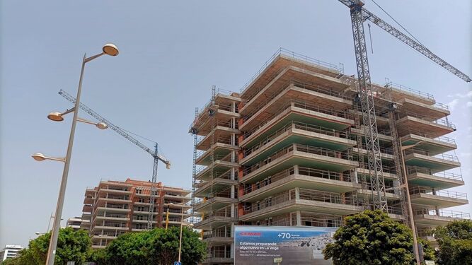 Construcción de viviendas en Almería.