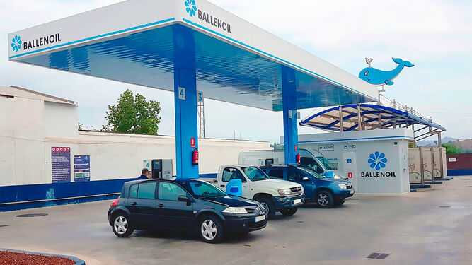Una de las gasolineras de Ballenoil en Andalucía.