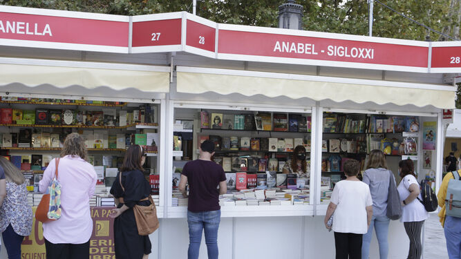 Imagen de archivo de la Feria del Libro de Sevilla.