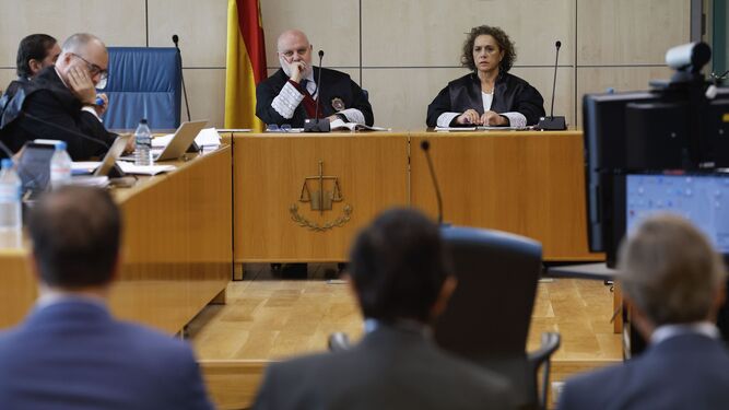 Imagen del juicio en la Audiencia Nacional.