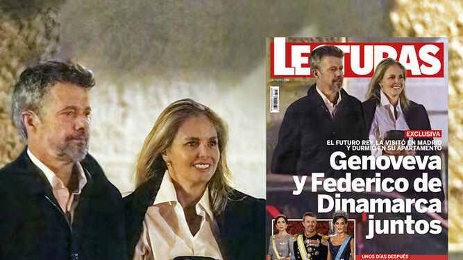 La foto que lleva a portada la revista 'Lecturas' de Genoveva Casanova con Federico de Dinamarca