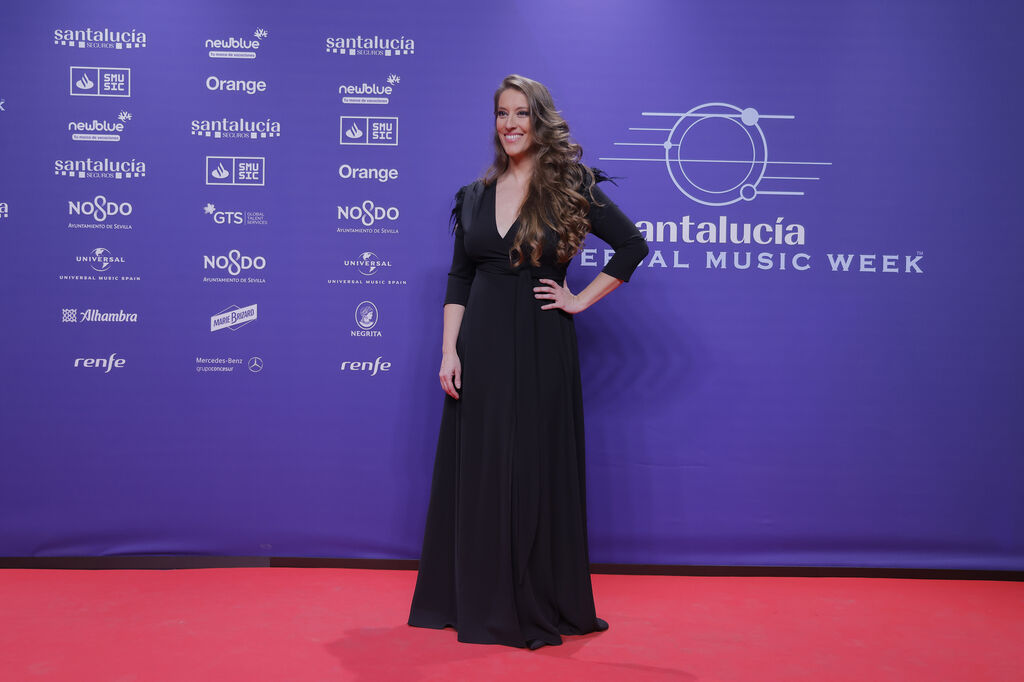 Famosos y artistas en la alfombra roja de la gala del flamenco en los 'Santaluc&iacute;a Universal Music Week'