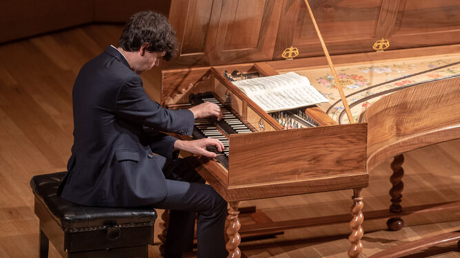 Justin Taylor tocando a Bach en el Espacio Turina
