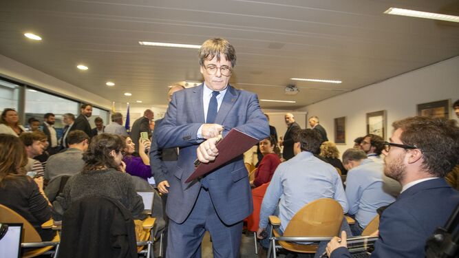 El ex 'president' de la Generalitat y eurodiputado de Junts, Carles Puigdemont.