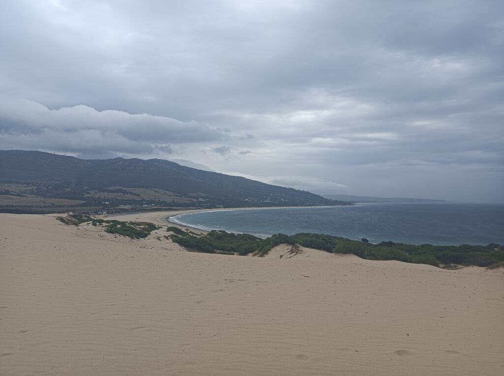 Vistas desde la duna de Valdevaqueros.