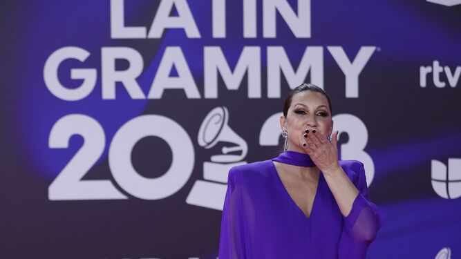 Niña Pastori en la gala de los Grammy Latinos