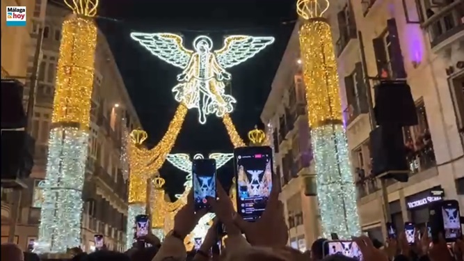 Iluminación navideña de Málaga
