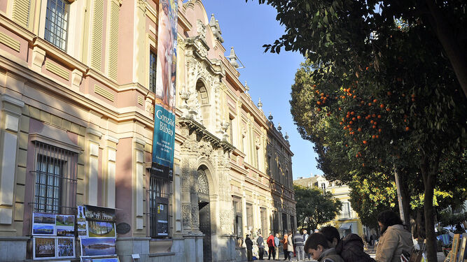 Imagen de archivo de la entrada principal al Museo de Bellas Artes de Sevilla.