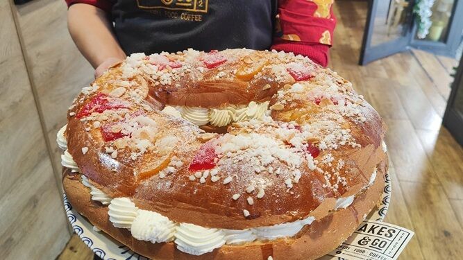 El roscón clásico de Reyes de este año en Cakes & Go, Sevilla