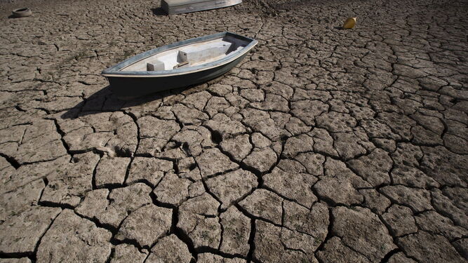 Un embalse en Andalucía sufre la actual sequía