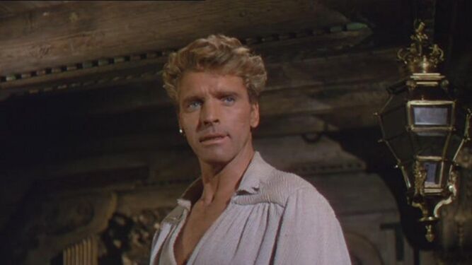 El gran Burt Lancaster dando vida a un pirata en 'El temible burlón' (1952)
