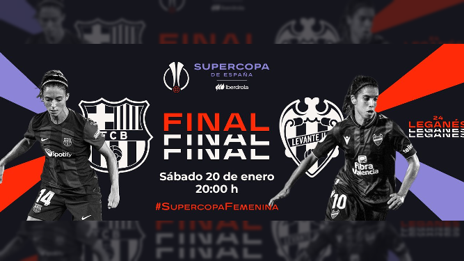 FC Barcelona Femení - Levante UD Femenino: horario y dónde ver la final de la Supercopa de España Femenina por TV