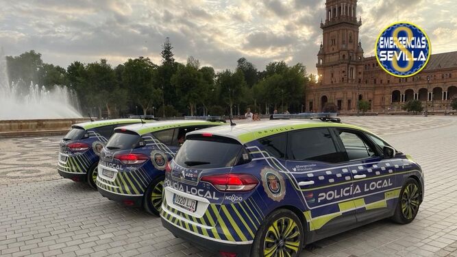 Detenidos dos tironeros que robaron el bolso a una joven en la Plaza de España de Sevilla