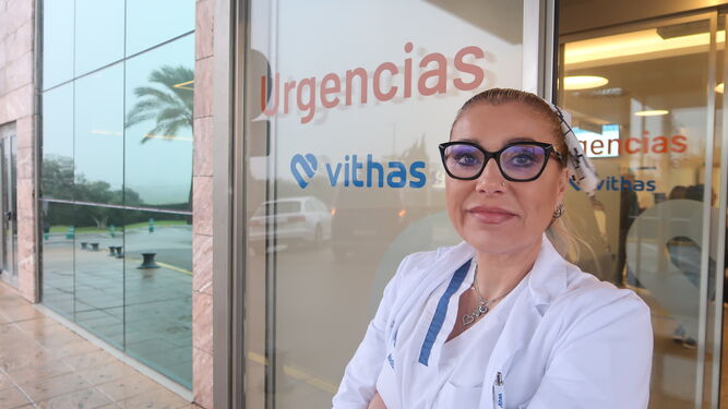 La coordinadora del servicio de Urgencias del Hospital Vithas Sevilla, la doctora Ana Luengo.