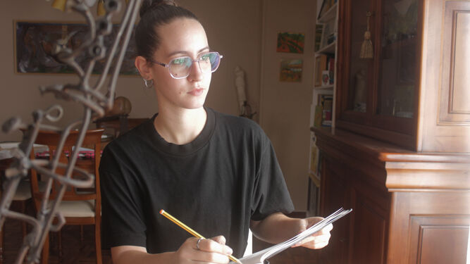 La escritora zaragozana Marina Velasco.