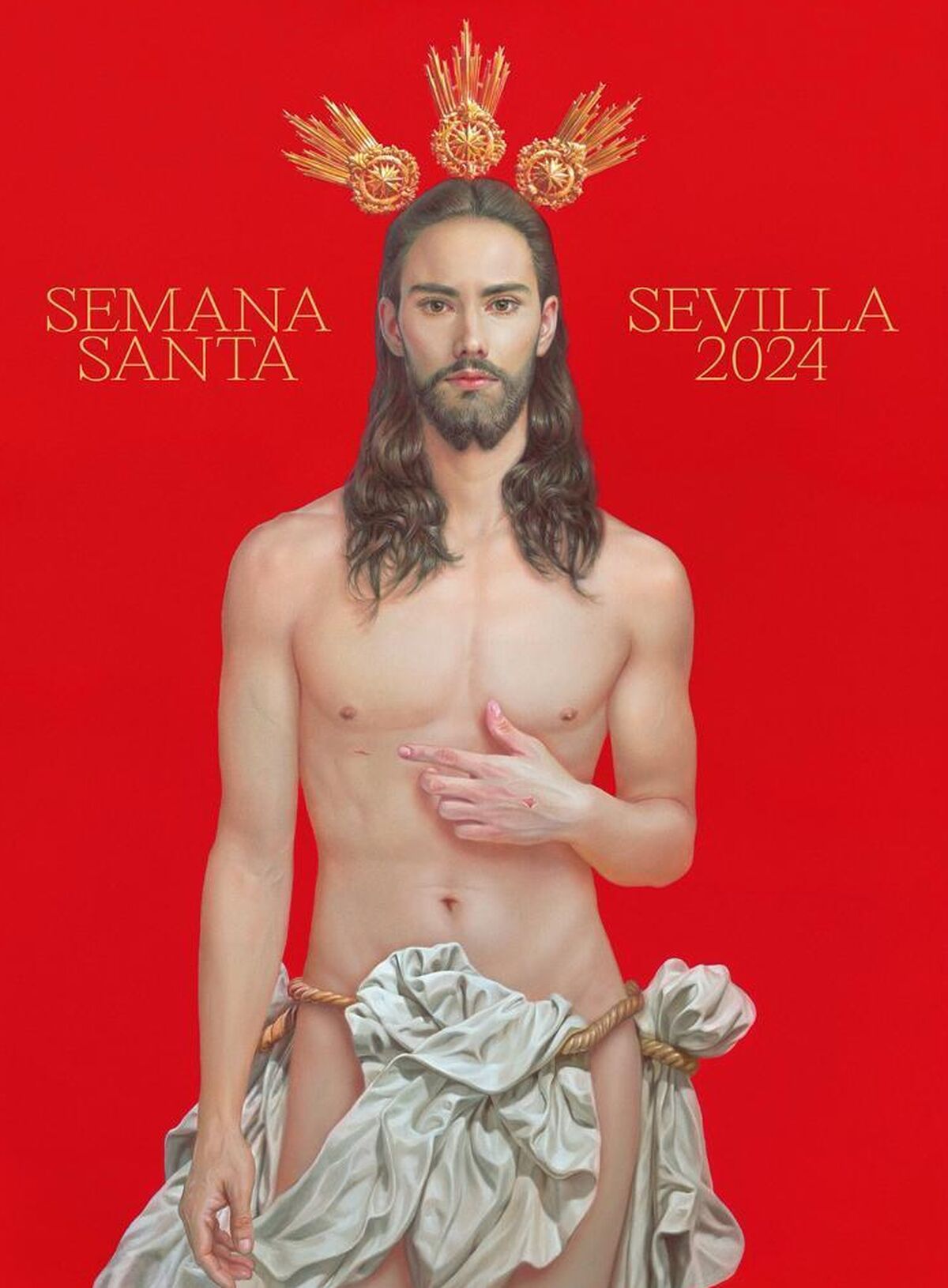 Así es el cartel de Salustiano para la Semana Santa de Sevilla 2024