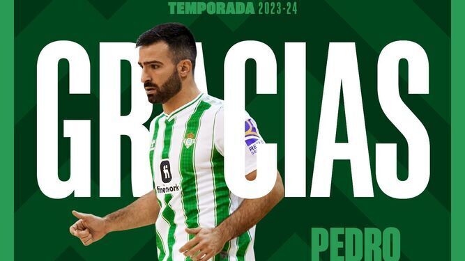 El Betis Futsal comunica la salida de Pedro Toro