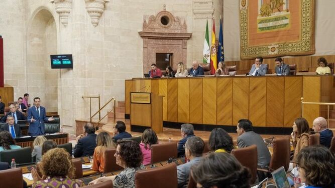Una sesión del Parlamento de Andalucía.
