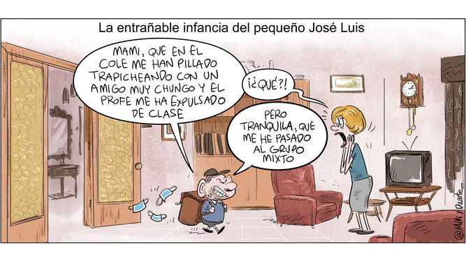 El pequeño José Luis