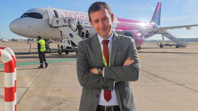 Sergio Millanes, director del aeropuerto de Sevilla.