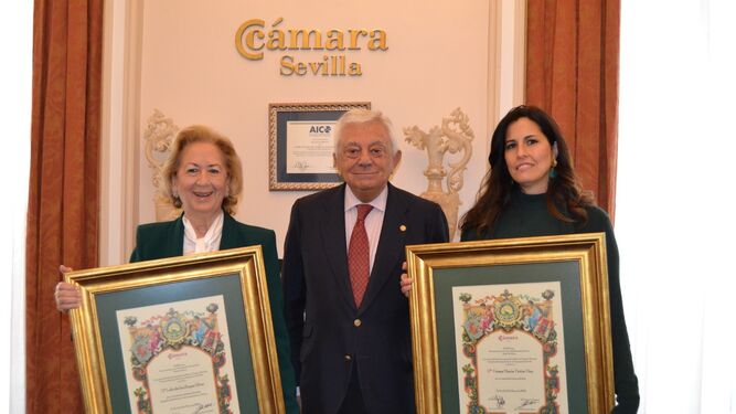 La Cámara de Comercio de Sevilla galardona a dos empresarias con motivo del Día Internacional de la Mujer