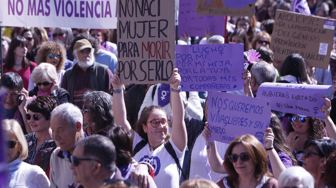 Manifestación en Sevilla por el 8M