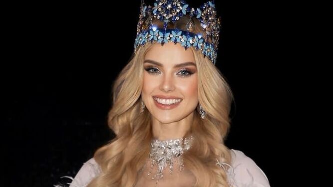Krystyna Pyszková se ha alzado con la corona azul que le acredita como Miss Mundo 2024.