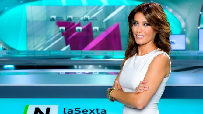 Helena Resano en el plató de 'La Sexta Noticias'