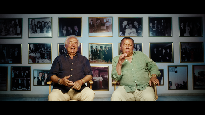 Antonio Moreno y Rafael Ruiz, los componentes de Los del Río, en una escena del documental.