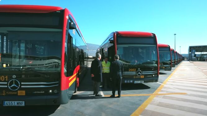 Los nuevos autobuses 100% eléctricos de Tussam