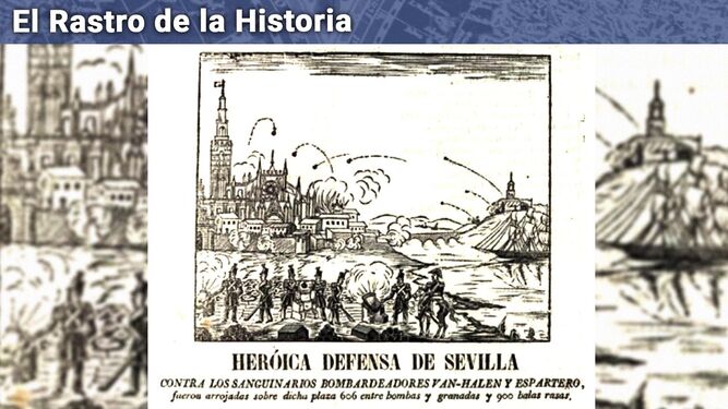 1843: el general Espartero bombardea Sevilla