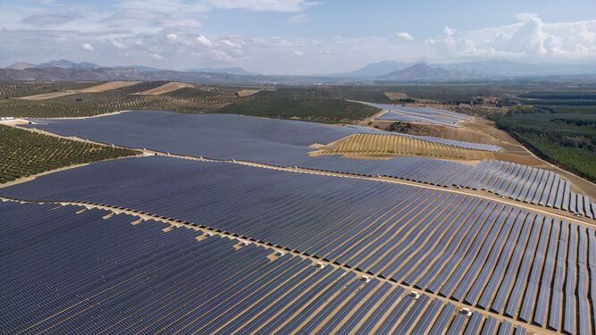 La planta solar de Verbund en Pinos Puente, en Granada, es el máximo exponente de la empresa en economía circular