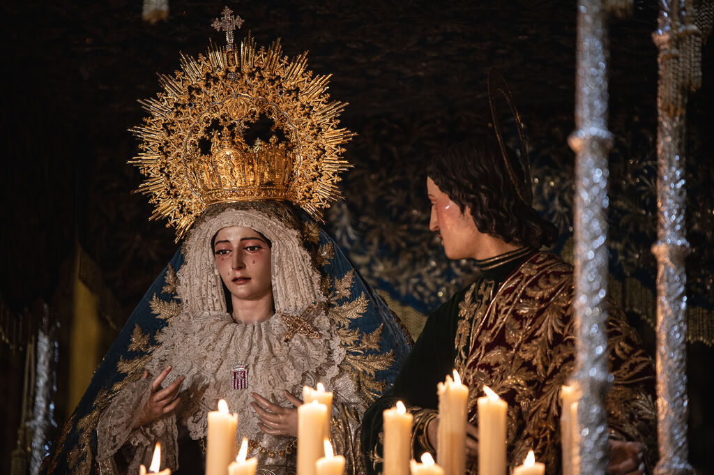 Las im&aacute;genes de la Hermandad de Pasi&oacute;n en la Semana Santa de Sevilla 2024