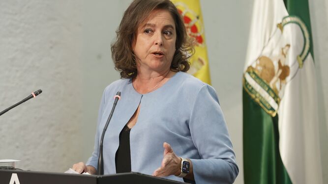 La consejera Catalina García.